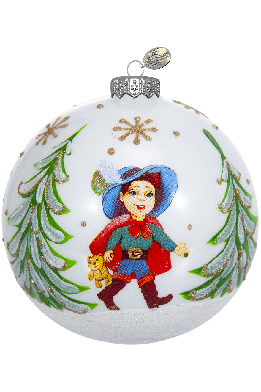 Елочный шар Новогодний хоровод  КУ-100-244050